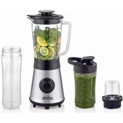 Resim Sinbo SHB 3190 Blender Seti Smothie Öğütücü 2 Bardak Hediyeli Gri 