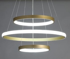 Resim Gold/Platform / 60-50-30 cm / 3 Renk Işık/Sarkıt Avize 