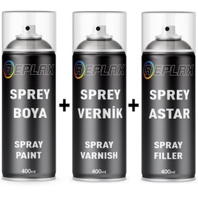 Resim REPLAX Opel Corsa Astra Mokka Combo Grandland Elmas Karbon Siyah G70 Sprey Boya+Astar 