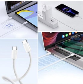 Resim Yta Grup Apple 15/15 Pro Type-c To Type-c Hasır Örgü Hızlı Şarj Kablosu 1m 