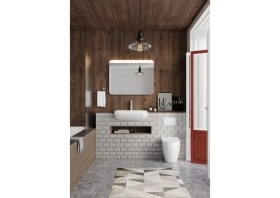 Resim Creavit FE350 Free Duvara Dayalı Tek Klozet ve Yavaş Kapanan Kapak 