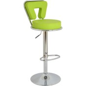 Resim Boombar Virago Bar Sandalyesi - Yeşil Deri - 9540S0110 