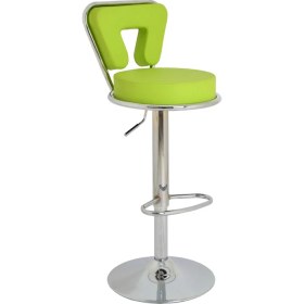 Resim Boombar Virago Bar Sandalyesi - Yeşil Deri - 9540S0110 