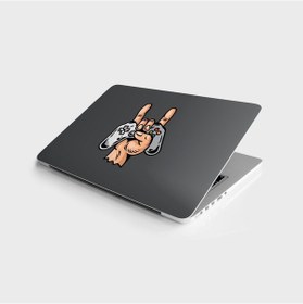 Resim Laptop Sticker Bilgisayar Notebook Pc Kaplama Etiketi Rock Gamer Kol 