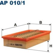 Resim FILTRON AP010/1 Hava Filtresi - ( Mercedes Benz : M111 / E Series (C124) E200 E220 93-97 ) 1110940004 AP0101 (WC745158) 