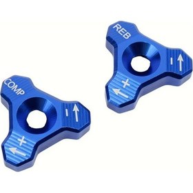 Resim Tongdashop Qjfeng Alüminyum Alaşım Ktm Sx Sxf Exc Xcw 125-350 Çatal Koruyucu Ayarlayıcı Mavi Cnc İşleme Hafif 