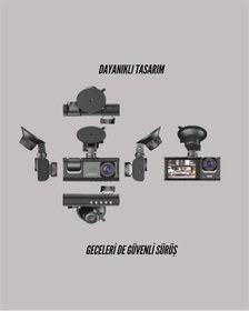 Resim Ilkeshop Ta-01 2.0 İnç Ekranlı 3 Kanallı Araç Kamerası 