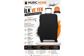 Resim Muric Home Valiz Kılıfı Bavul Koruyucu 