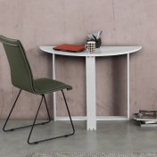Resim Pasific Home Middle Yuvarlak Masa, Parlak Beyaz 