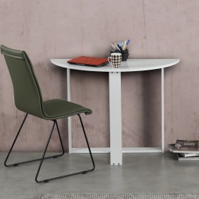 Resim Pasific Home Middle Yuvarlak Masa, Parlak Beyaz 
