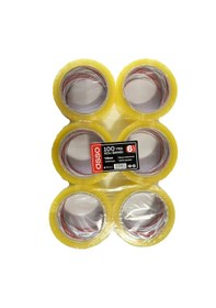 Resim Osso Şeffaf Bant Ambalaj Koli Bandı - 100 Yrd / 91.44 Metre - 43 Mm - 6 Adetlik 16 Paket / Koli 96 