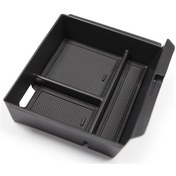 Resim Yaozixa Tesla Yeni Model 3 İçin Silikon Merkezi Konsol Organizatörü - Tpe Malzeme Depolama Kutusu 