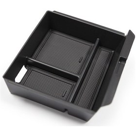 Resim Yaozixa Tesla Yeni Model 3 İçin Silikon Merkezi Konsol Organizatörü - Tpe Malzeme Depolama Kutusu 