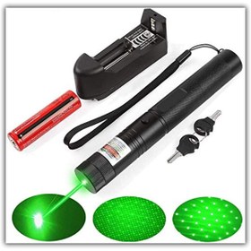 Resim renkstore Yeşil Lazer Pointer 1000MW Yüksek Güçlü Şarjlı Lazer İşaretleyici 