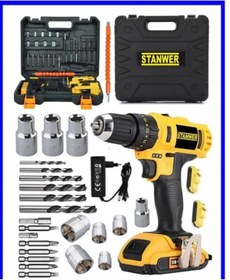 Resim STANWER Germany Technology 250 Amper Ark. Kaynak Makinası Matkap Ve Taşlama X Model Stwset 