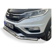 Resim Omsa Honda Cr-v Vegas Ön Alt Koruma Çap:60-42 Krom 2015-2018 Arası 