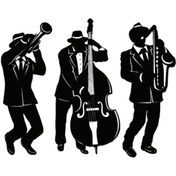 Resim Genel Markalar Caz Müzik Temalı Duvar Dekor Sticker (Tip 3) 40 X 32 Cm 