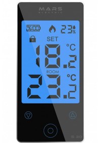 Resim Mars S45 Wifi Kablosuz Internetli Akıllı Termostat - Nem Ölçerli 
