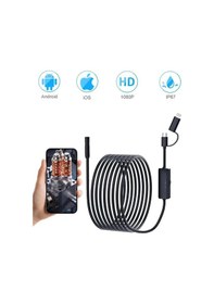 Resim Endoskop Yılan Video Kamera Ios Ve Android Uyumlu Led Li 10 Metre 8 Mm Sert Kablo 2mp-131999 