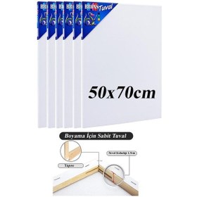 Resim Brons Gerdirme Apartlı Arkadan ZımbalI Tuval 6 Adet 