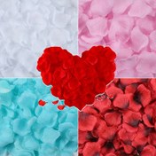 Resim Romantik 1000 parça Dokunmamış Kumaş Yığın Simülasyon Taç yaprakları, Düğün Aksesuarları, Düğün Odası Dekorasyonu, Sahte Gül Yaprakları 