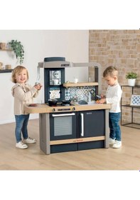 Resim İnteraktif Tefal Evo New Yükseklik Ayarlı Çocuklar İçin Mutfak Oyun Seti Yeni 