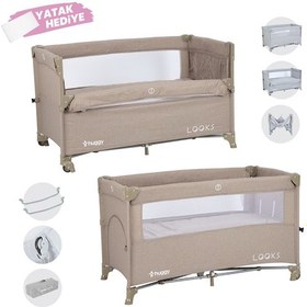 Resim Huggy Looks 5 In 1 Anne Yani Park Yatak Oyun Parkı+Yatak 