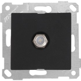 Resim Rita Siyah Mek+Tuş F Dişi Tv Prizi Mutlusan 