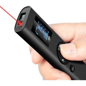 Resim Exeo H6 Lazer Metre Ölçüm Cihazı 40 m Mesafe Ölçer Yüksek Hassasiyet ve Çok Fonksiyonlu 