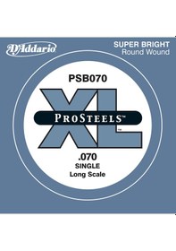 Resim D'addario Psb070 Bas Gitar Tek Tel. La . Pro Steels. 0.070 Gauge 