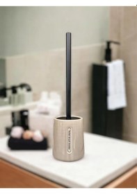 Resim Primanova Taper Bej Tuvalet Fırçası 