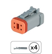 Resim DEUTSCH Dt06-4s Erkek Konnektör 4 Pin Kablosuz 