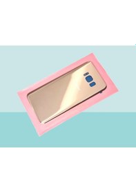 Resim Tkgz - Samsung Galaxy Uyumlu S8 Arka Kapak Batarya Kapağı - Gold Çok Renkli 