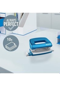 Resim 50601036 Delgeç Wow Mini 10 Sayfa Kapasiteli, Metalik Mavi 