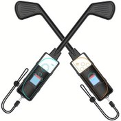 Resim Elmpaly Siyah 2'li Nintendo Switch Joy-con Golf Spor Oyun Aksesuar Seti 
