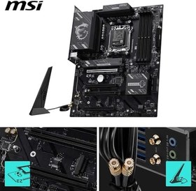 Resim MSI MB B850 GAMING PRO WIFI6E AM5 DDR5 8200MHZ(OC) DP 1X HDMI 2x M.2 4x PCI-E x16 USB 10Gbs 2,5G LAN WI-FI 6E ATX 