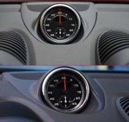 Resim Porsche 718 2016+ Uyumlu Siyah Bakalit Ve Siyah Chrono Takım 