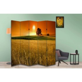 Resim Manzara Temalı Özel Tasarım Paravan Room Divider 180 x 200 cm 