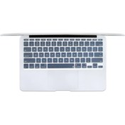 Resim Mcstorey Macbook Air Kılıf 11inç Klavye Koruyucu Ingilizce Harf Baskı (US-ABD) A1370 A1465 Modeli Ile Uyumlu 
