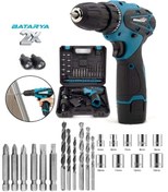 Resim Branzeg BRZ-12 12V Setli Akülü Vidalama Şarjlı Matkap 