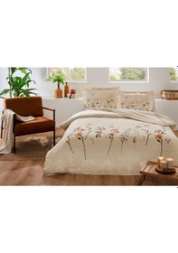 Resim Özdilek Nevresim Takımı Ranforce 57 Tel Tek Kişilik Krem Ramas Secas 