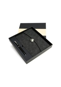 Resim Kişiye Özel Defter Ve Kalem Seti Özel Ambalaj Kdf78896567 Siyah 