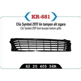 Resim Kr-681 - Ön Tampon Alt Izgara Clıo Symbol 17 