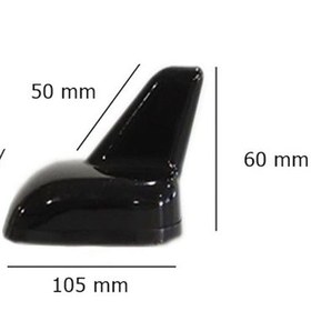 Resim Space Space Balık Sırtı Jetta Model Siyah Süs Anteni / Muan34 