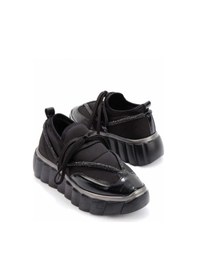 Resim Bambi Siyah Siyah Kadın Sneaker K01234050317 Siyah 