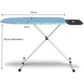 Resim Standart Mavi Ütü Masası 41x115 Cm 