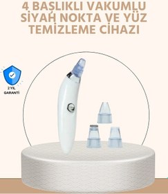 Resim Güçlü Vakumlu Siyah Nokta Temizleyici Cilt Pürüzlerini Gideren 
