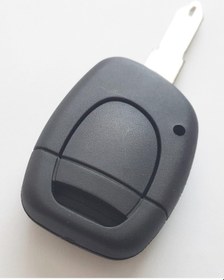 Resim Renault Clio Uyumlu Kumanda Anahtar Kabı 1 Buton Kızaklı 