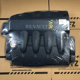 Resim Oem Renault Megane 2 1.6 16V Motor Üst Koruma Kapağı Siyah 8200287536 