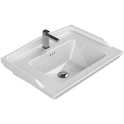 Resim Cerastyle Turkuaz Kapadokya Etajerli Lavabo 80 x 48 CM 